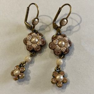 Michal Negrin flower earrings